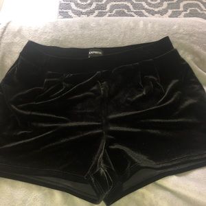 Express Velvet Shorts:)
